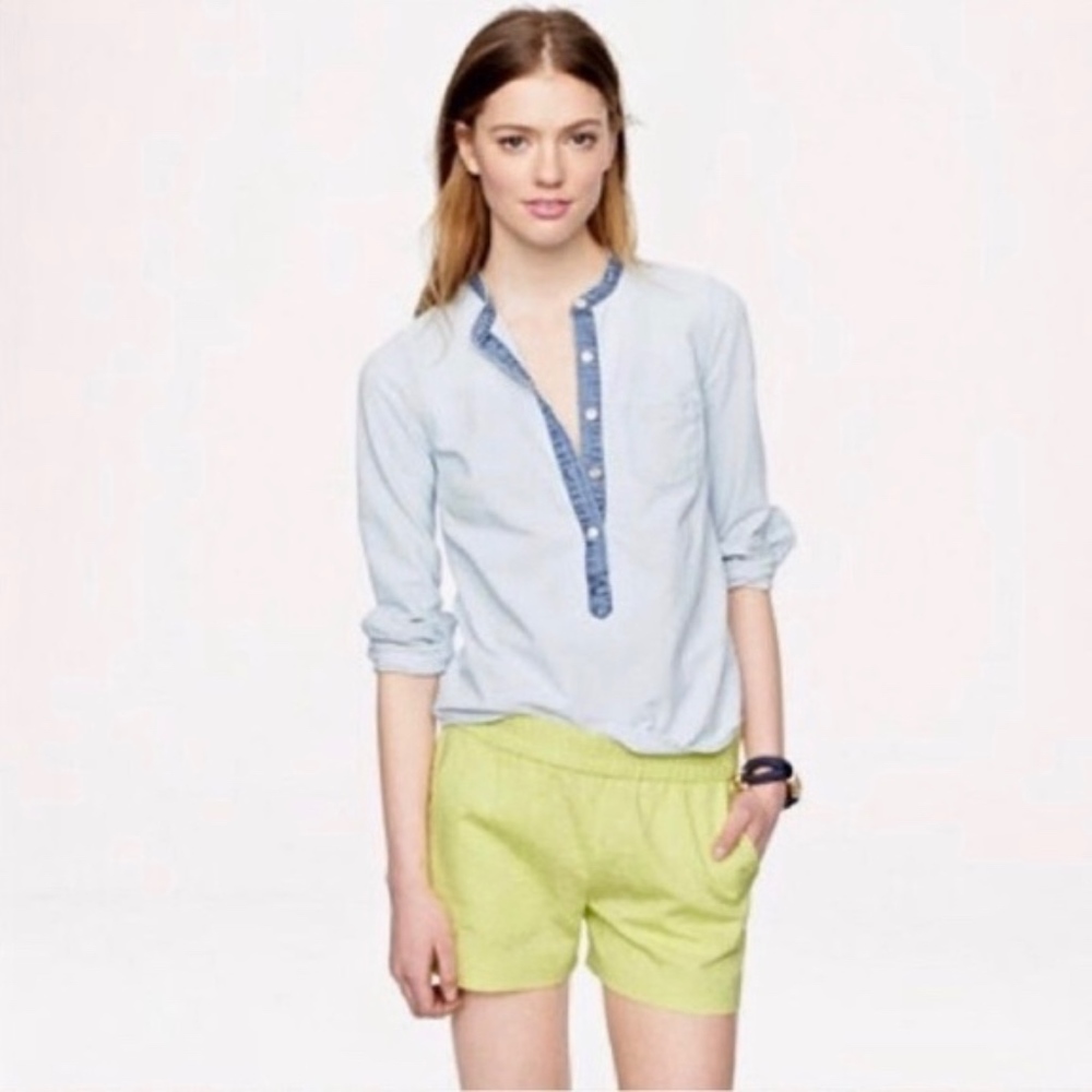 J. Crew Factory Neon Boardwalk Shorts, Size 4